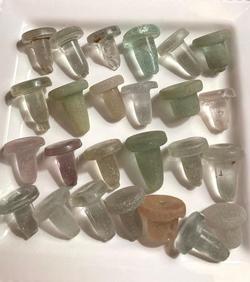 Stoppers beach glass old found